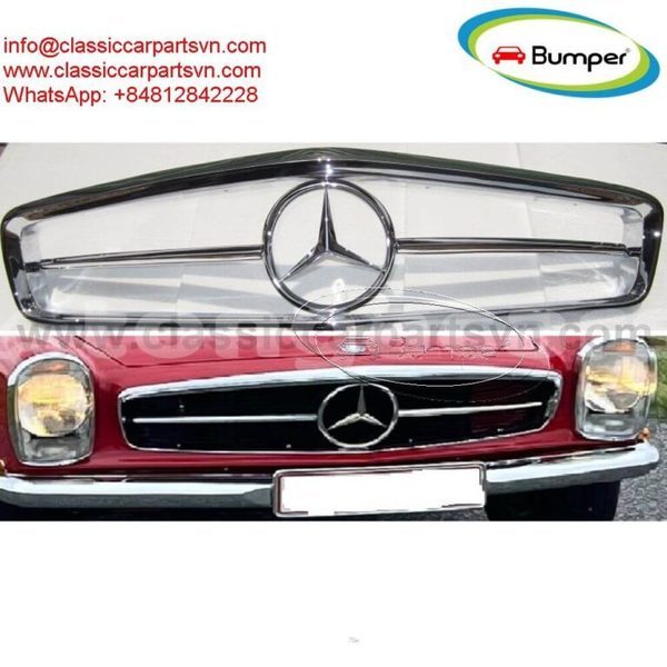 Big with watermark mercedes pagode w113 grill 1963 1971 1