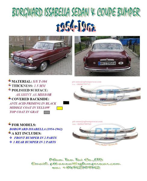 Big with watermark borgward isabella bumpers